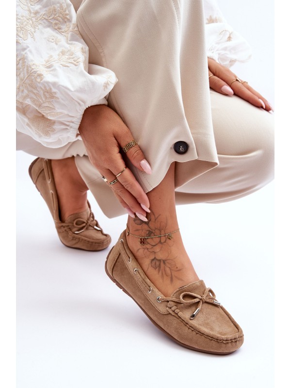 Women's Suede Loafers Brown Si Passione