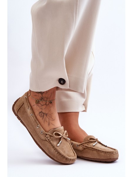 Women's Suede Loafers Brown Si Passione
