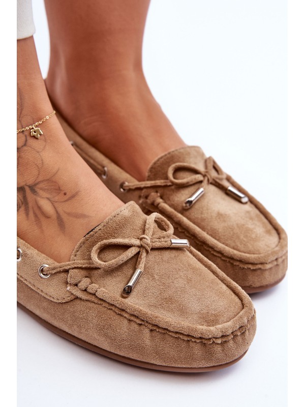 Women's Suede Loafers Brown Si Passione