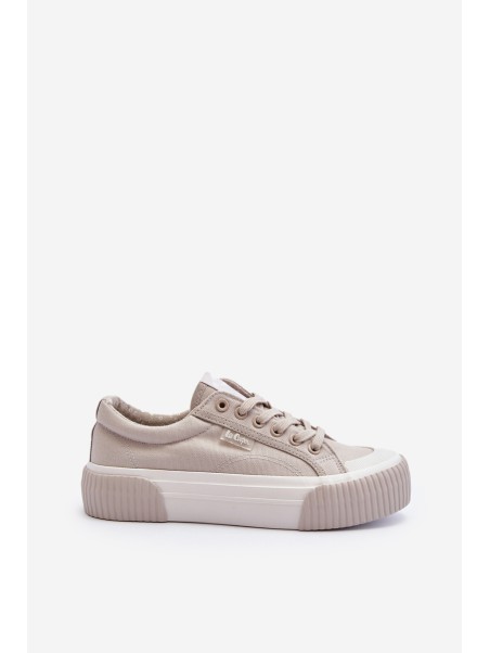 Women's sneakers on a thick sole Lee Cooper LCW-24-31-2178 Grey