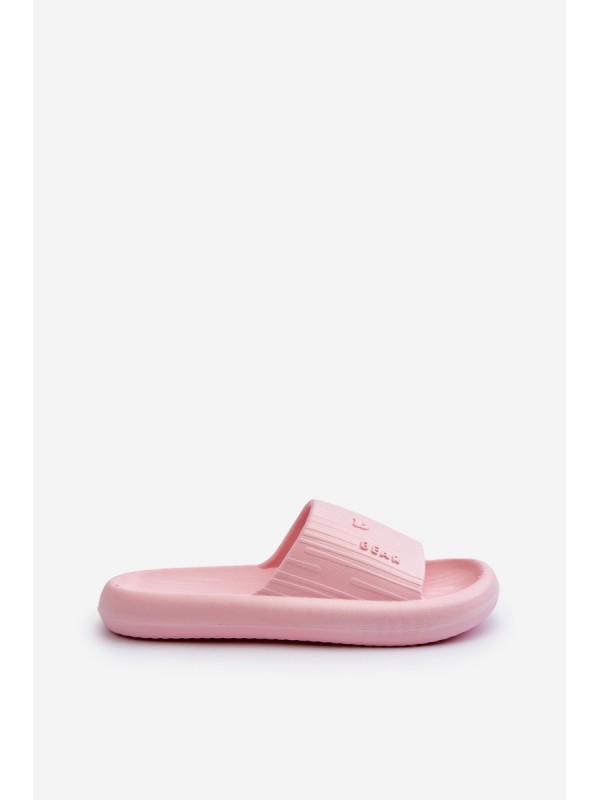 Women's Lightweight Pink Foam Slides Fenicva