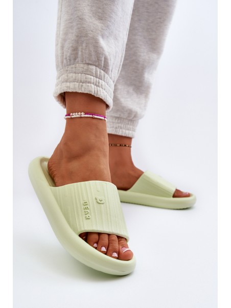 Women's Lightweight Green Foam Flip-Flops Fenicva