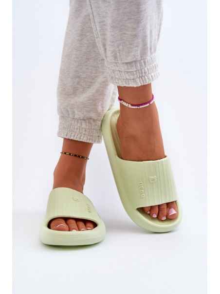 Women's Lightweight Green Foam Flip-Flops Fenicva
