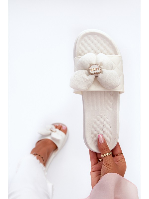 Women's Grey Sandals with Decoration on Low Platform Cedrella 2