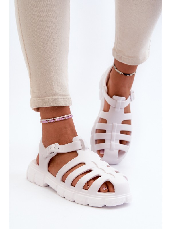Women's Foam Sandals Roman White Gasaria