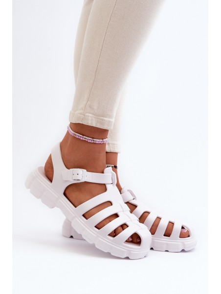 Women's Foam Sandals Roman White Gasaria