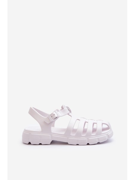Women's Foam Sandals Roman White Gasaria