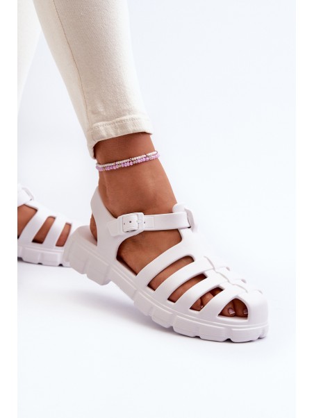 Women's Foam Sandals Roman White Gasaria
