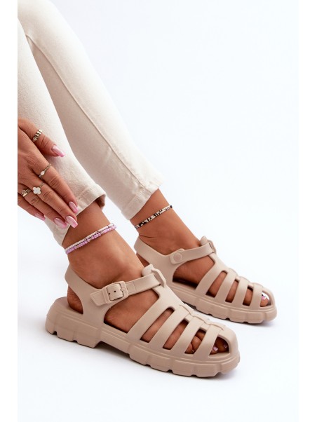 Women's Foam Sandals Roman Beige Gasaria