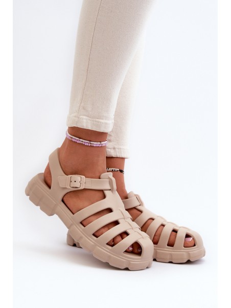 Women's Foam Sandals Roman Beige Gasaria