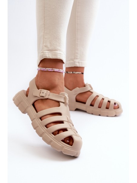 Women's Foam Sandals Roman Beige Gasaria
