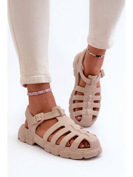 Women's Foam Sandals Roman Beige Gasaria