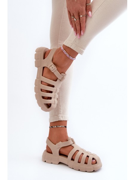 Women's Foam Sandals Roman Beige Gasaria