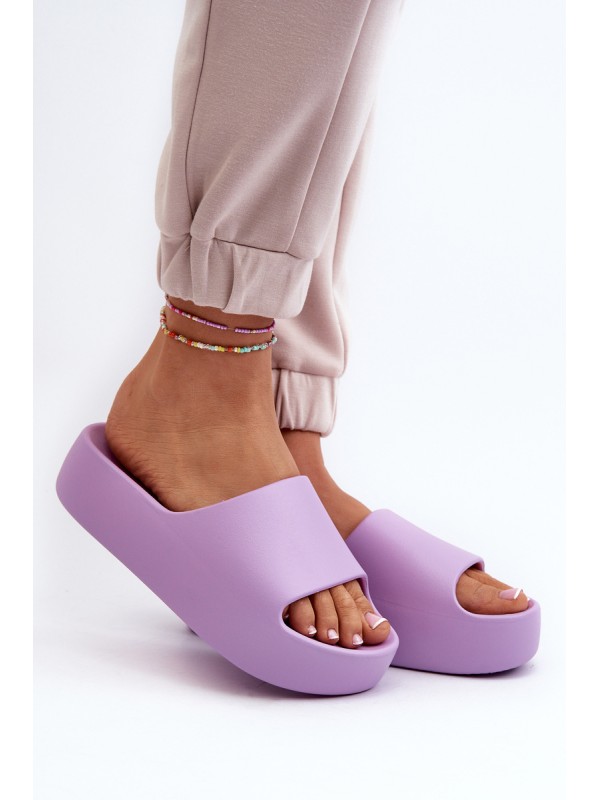 Women's Thick Sole Beige Slides Oreithano 2