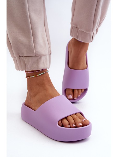 Women's Thick Sole Beige Slides Oreithano