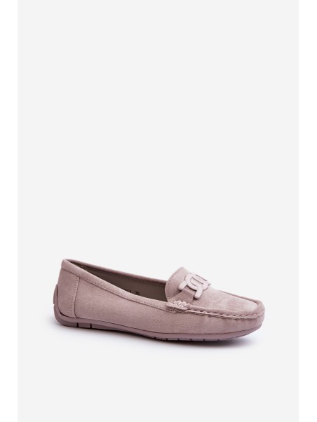 Women's Stylish Suede Moccasins Purple Rabell