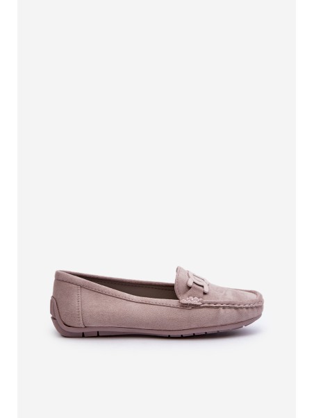 Women's Stylish Suede Moccasins Purple Rabell