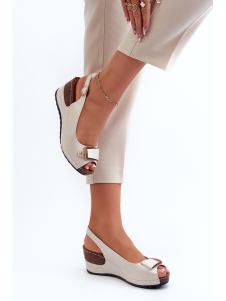 Women's Lightweight Wedge Sandals Comfort Shoes Silver Efravia