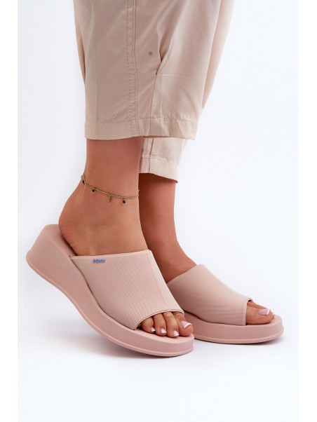 Scented Women's Wedge Sandals ZAXY LL285083 Light Pink