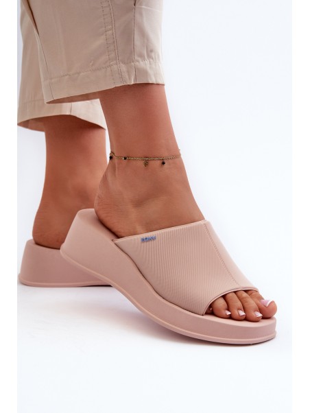 Scented Women's Wedge Sandals ZAXY LL285083 Light Pink