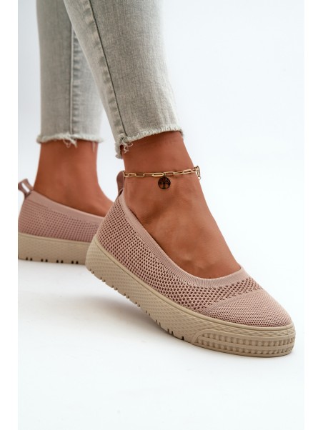 Women's Slip-on Platform Sneakers Pink Pimadea