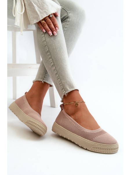 Women's Slip-on Platform Sneakers Pink Pimadea