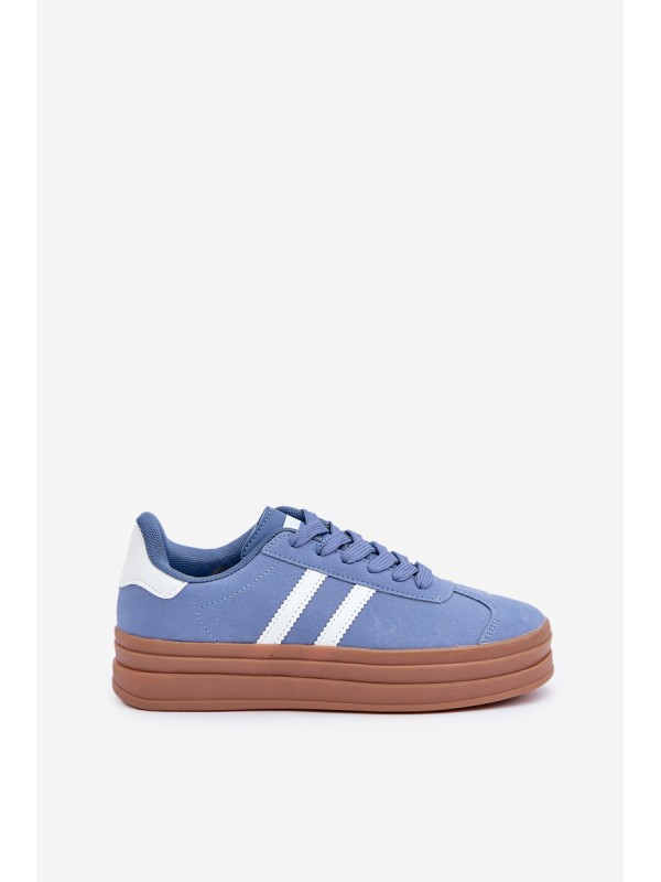 Women's Sneakers On Platform Blue Egelia