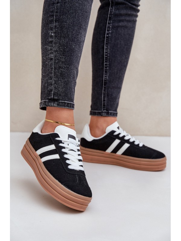 Women's Platform Sneakers Black Egelia 2