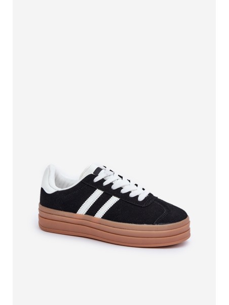 Women's Platform Sneakers Black Egelia