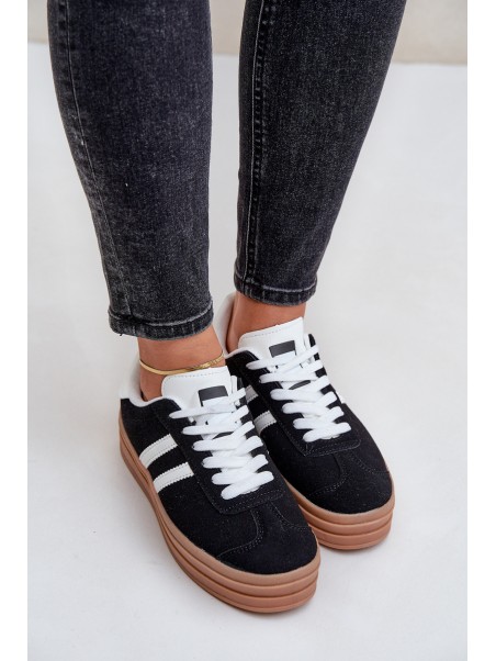 Women's Platform Sneakers Black Egelia