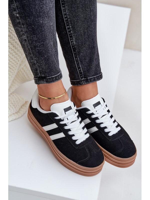 Women's Platform Sneakers Black Egelia