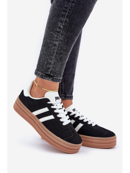 Women's Platform Sneakers Black Egelia