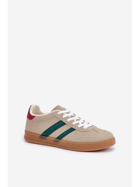 Women's Low Beige Sneakers Ennorwen