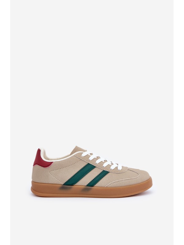 Women's Low Beige Sneakers Ennorwen