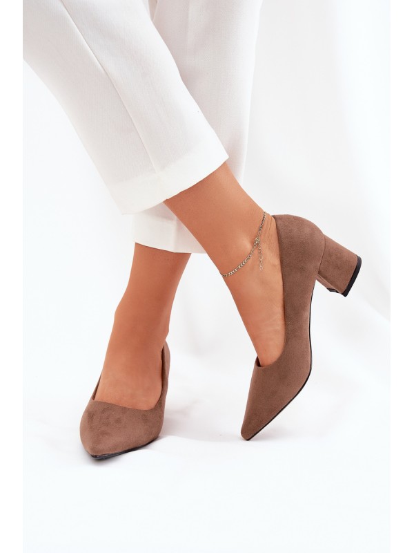 Women's Stiletto Heels With Pointed Toes Khaki Merinette