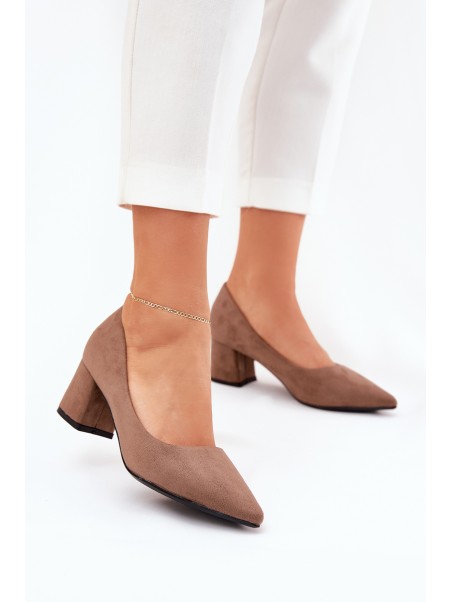 Women's Stiletto Heels With Pointed Toes Khaki Merinette