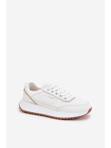 Ladies Sports Shoes On Platform White Nevliese