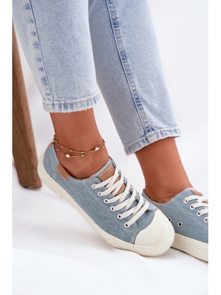 Women's Fabric Sneakers Big Star RR274796 Blue