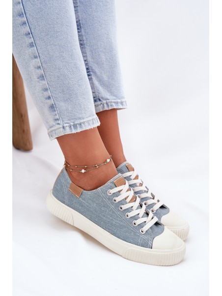 Women's Fabric Sneakers Big Star RR274796 Blue