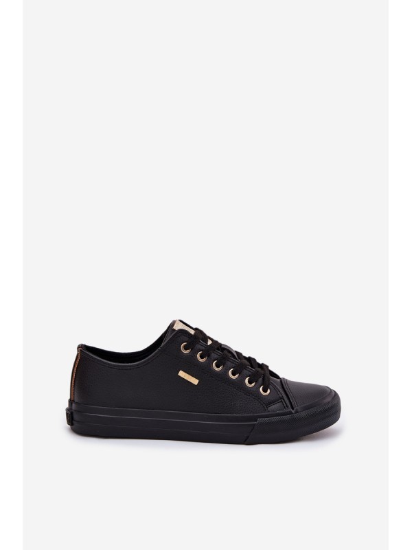 Women's Sneakers From Eco Leather Big Star RR274749 Black
