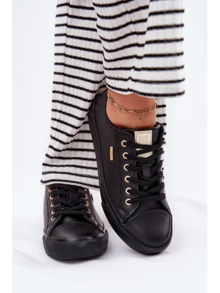Women's Sneakers From Eco Leather Big Star RR274749 Black