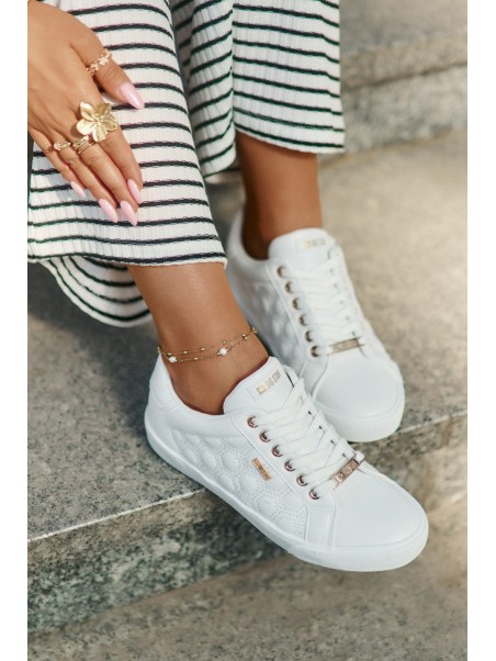 Women's Sneakers From Eco Leather Big Star RR274322 White