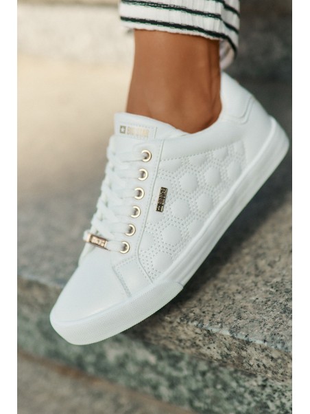 Women's Sneakers From Eco Leather Big Star RR274322 White