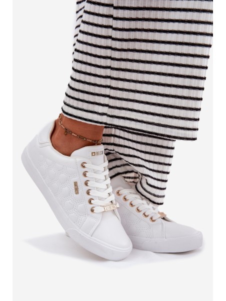 Women's Sneakers From Eco Leather Big Star RR274322 White