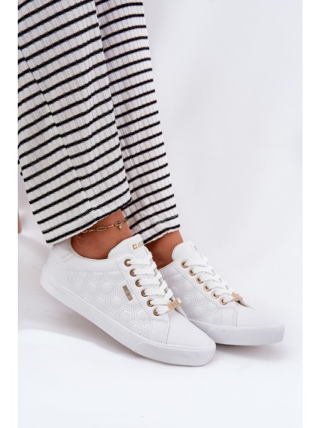 Women's Sneakers From Eco Leather Big Star RR274322 White