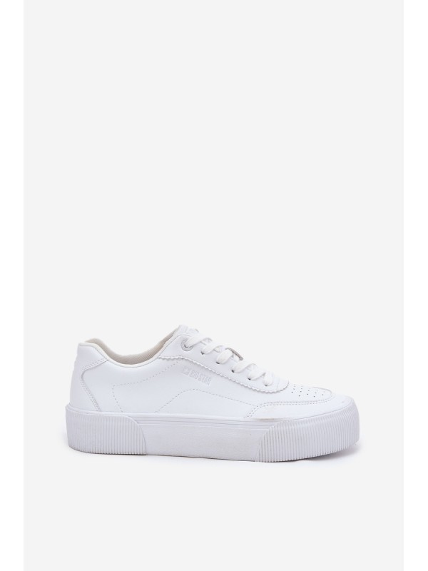 Low sneakers made of eco leather Big Star RR274303 White