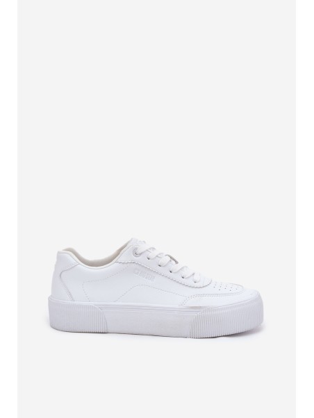 Low sneakers made of eco leather Big Star RR274303 White