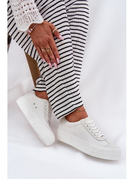 Women's Platform Sneakers Big Star RR274337 White