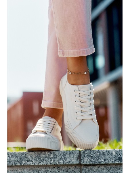 Women's Fabric Sneakers Big Star RR274407 Beige