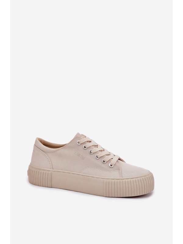 Women's Fabric Sneakers Big Star RR274407 Beige